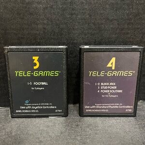 Vintage Atari Activision Game Bundle Lot  football card
Games